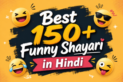 150+ Funny Shayari in Hindi 2026 Comedy Shayari