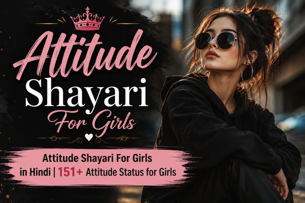 Best Attitude Shayari For Girls in Hindi