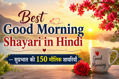 Best Good Morning Shayari in Hindi — सुप्रभात की 150 मौलिक शायरियाँ