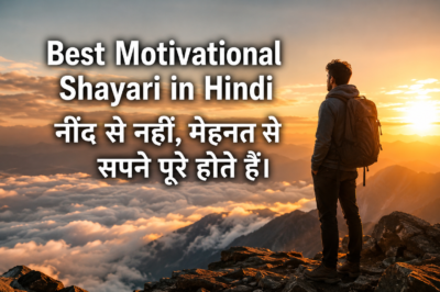 Best Motivational Shayari in Hindi