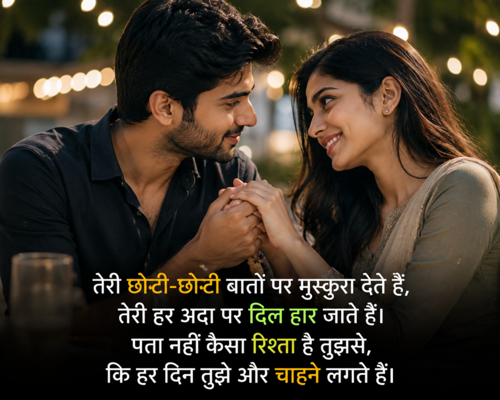 Cute Love Shayari In Hindi