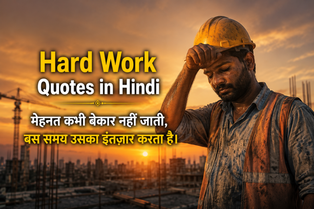 Hard Work Quotes in Hindi