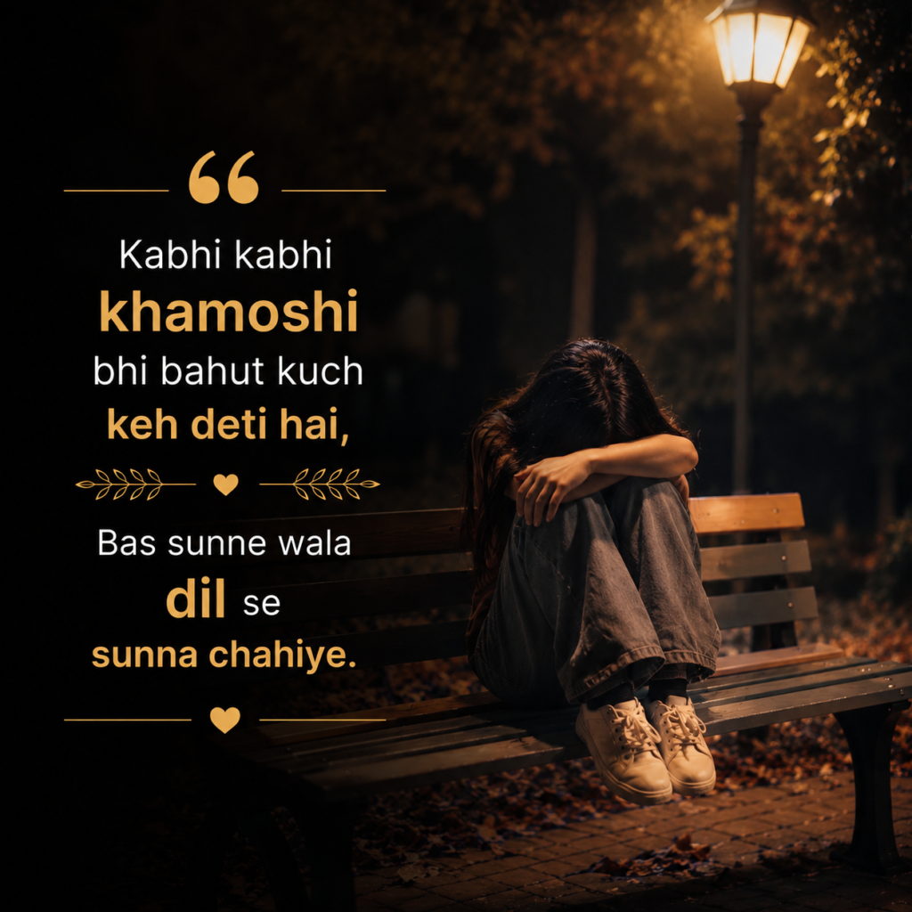 Hindi Sad Shayari In English