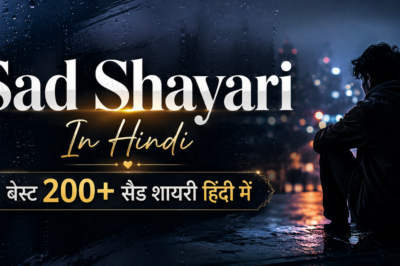 Sad Shayari In Hindi | बेस्ट 200+ सैड शायरी हिंदी में