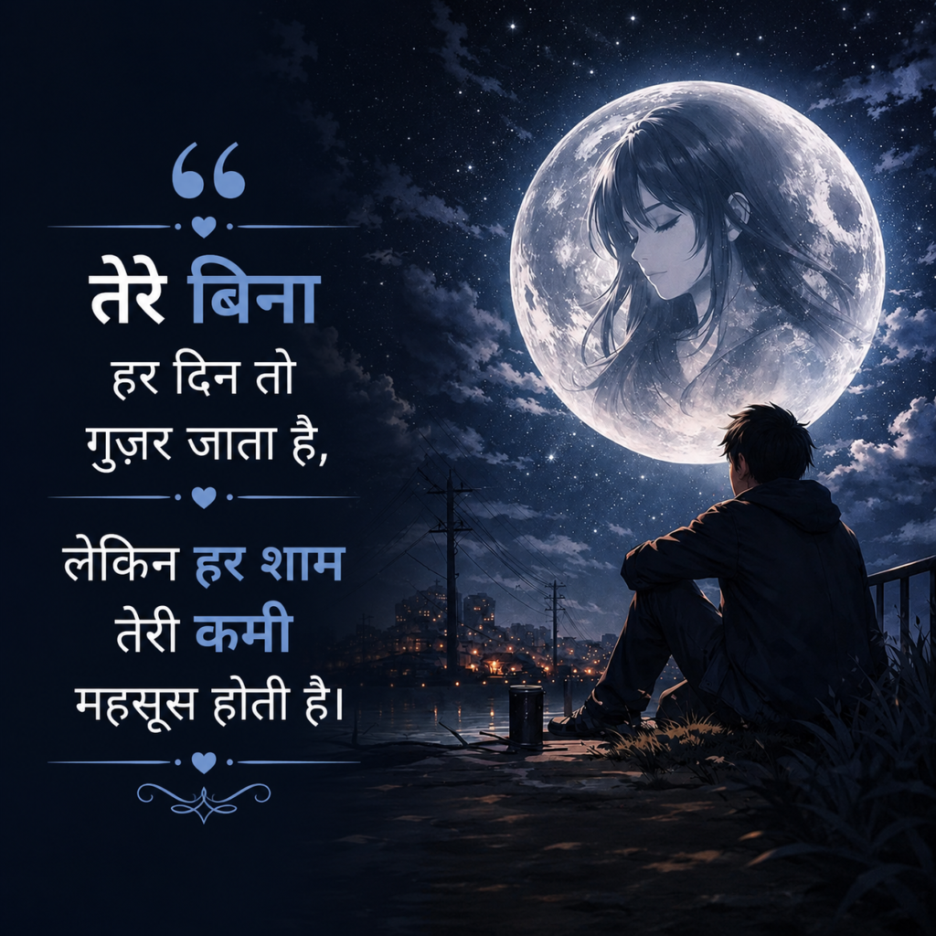Sad Shayari In Hindi For Girlfriend