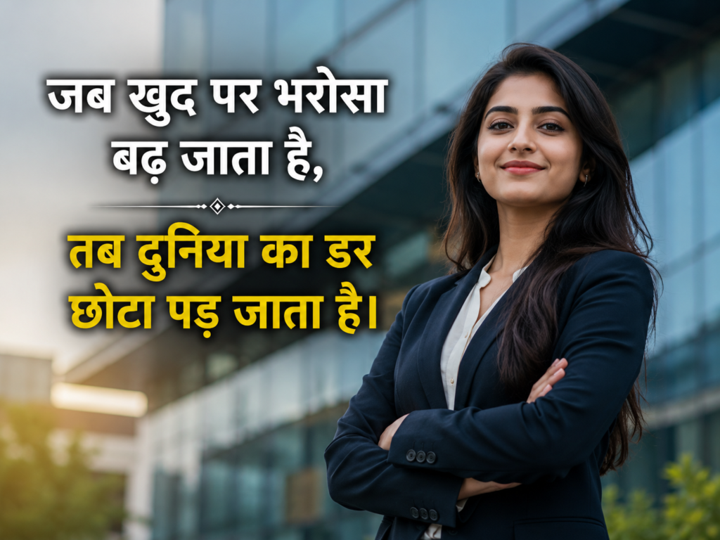 Self Confidence Motivational Shayari in Hindi