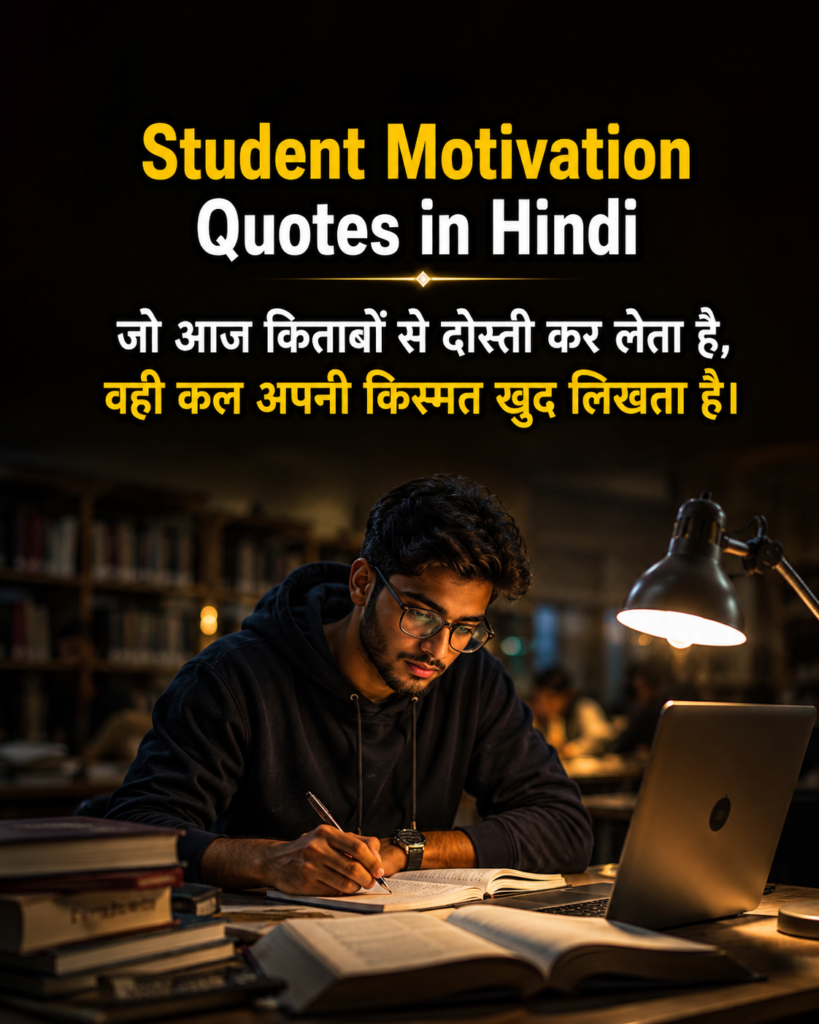 Student Motivation Quotes in Hindi