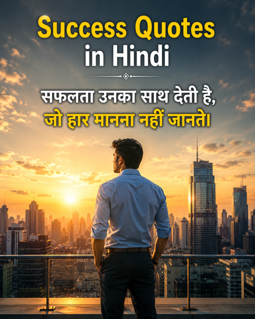 Success Motivational Shayari in Hindi with Inspirational Quotes